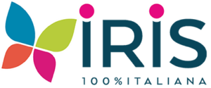 logo iris solution 100% italiana